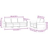  2-dijelni set sofa s jastucima plavi baršunasti | shoptok.hr