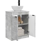  Kupaonski umivaonik s sudoperom Betonska siva 54 x 35 x 83 cm | shoptok.hr
