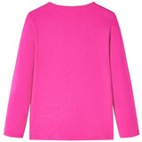  Dječja majica dugih rukava tamnoružičasta 116 | shoptok.hr