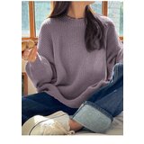 Dewberry 13242 Oversize Women Sweater-LILA Cijene