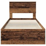  Krevetna konstrukcija Staro drvo 90 x 200 cm Konstruirano drvo | shoptok.hr
