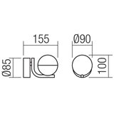  Redo 01-2125 - LED zidno svetlo LUMO LED/6W/230V belo | Eponuda.com