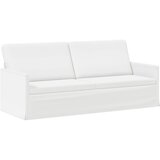 SOFA za 3 osobe Bijela 190 x 81 x 82 cm Tkanina Slike