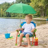Kinder Home TOFFY sklopiva dječja stolica s kišobranom za plažu, vrt i kampiranje | shoptok.hr