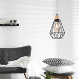  Brilagi - Luster na kablu WOODY BASKET 1xE27/60W/230V hrast | Eponuda.com