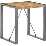 vidaXL Blagovaonski stol 70 x 70 x 75 cm od masivnog grubog drva manga Cijene