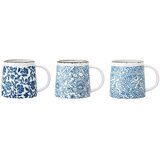 Bloomingville Bele/modre skodelice iz kamenine v kompletu 3 ks Molly – | Shoptok.si
