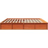  Krevetna konstrukcija Voštano smeđa 200 x 200 cm boja drva | shoptok.hr