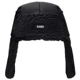 Kape s šiltom FLEECE TRAPPER HAT W2T3 Črna