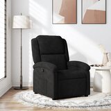 Maison Chic Naslanjač - Relax naslanjač črn žamet, (22061826) | Shoptok.si
