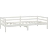  Dnevni ležaj od masivne borovine bijeli 90 x 200 cm | shoptok.hr
