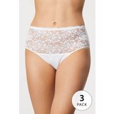 Teyli 3PACK Klasične gaćice Alina s visokim strukom | shoptok.hr