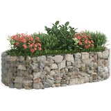  Gabionska povišena gredica od pocinčanog željeza 200x100x50 cm | shoptok.hr