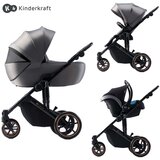 Kinderkraft kolica prime 2 3u1 mink pro shadow grey ( KSPRIM02GRY300I ) | Eponuda.com
