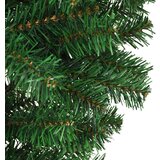 vidaXL Obratno umetno praznično drevo s setom kroglic Zelena 180 cm | Shoptok.si