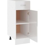 vidaXL Spodnja omarica s predalom visok sijaj bela 30x46x81,5 cm, (20621301) | Shoptok.si