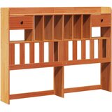 Krevet s regalom za knjige bez madraca 150x200 cm od borovine | shoptok.hr