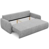 Makamii Svetlo siva raztegljiva/s prostorom za shranjevanje sedežna garnitura iz šenilje 218 cm Lilo – | Shoptok.si