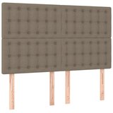  Uzglavlje boje taupe 144x5x118/128 cm tkanina | shoptok.hr