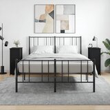 vidaXL Noćni ormarići 2 kom crni 32 x 42 x 80 cm od konstruiranog drva Cijene