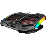  Za notebook gaming RAMPAGE 15"-17"Addison AD-RC11 SPIDER black, ventilator 2x, USB 2x, RGB | Eponuda.ba