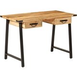  Radni stol s ladicama 105x55x70 cm masivno drvo manga i željezo | shoptok.hr