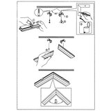 Eglo 98966 - Ugaoni profil za LED trake CORNER 18x18x110 mm | Eponuda.com