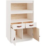  Visoka komoda bijela 67 x 40 x 108 5 cm od masivne borovine | shoptok.hr