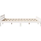 vidaXL Okvir kreveta bez madraca bijeli 160x200 cm od masivne borovine | shoptok.hr