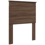  Okvir za krevet Smeđi hrast i srebrna 75 x 190 cm | shoptok.hr