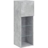 TV ormarići s LED svjetlima 2 kom boja betona 30,5 x 30 x 90 cm | shoptok.hr