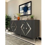Hanah home Komoda Domino KB150 Anthracite Silver