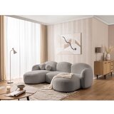 Ropez Siva kutna garnitura od bouclé tkanine (u obliku slova "U") Orbit – | shoptok.hr