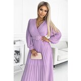 numoco basic Numoco pleated dress with belt and neckline | Shoptok.si