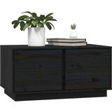 Stolić za kavu crni 80x50x40 cm od masivne borovine | shoptok.hr