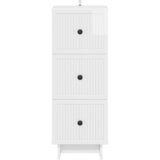  Ormar s ladicama Bijela visokog sjaja 33 x 34,5 x 90 cm | shoptok.hr