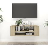 vidaXL Zidni TV ormarić boja hrasta sonome 102 x 35 x 35 cm od iverice Cijene