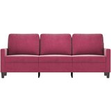  Trosjed crvena boja vina 180 cm baršunasti | shoptok.hr