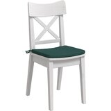  Jastučići za sjedenje 4 pcs Tamnozelena 40 x 40 x 3 cm tkanina | shoptok.hr