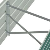 vidaXL visoka greda iz pocinkanega jekla 160x40x45 cm zelene barve | Shoptok.si