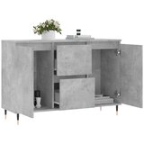  Komoda siva boja betona 101,5x35x70 cm od konstruiranog drva | shoptok.hr