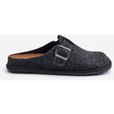 Inblu Comfortable Men's Slippers With Buckle Graphite | shoptok.hr