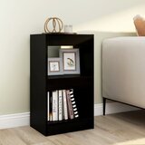 The Living Store Knjižna omara/pregrada črna 40x30x72 cm - Knjižna Omara, (21437249) | Shoptok.si