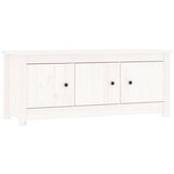 Maison Chic Omarica za obutev - Kopa za čevlje bela 110x38x45,5 cm trdna borovina, (21778242) Cene