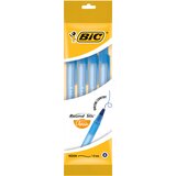 Bic round stic hemijska olovka plava, 4kom | ePonuda.com