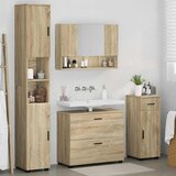  Set namještaja za kupaonicu 4 kom. Sonoma hrast | shoptok.hr