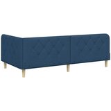 Kutni okvir kreveta Plava 90 x 200 cm tkanina | shoptok.hr