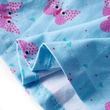 vidaXL Otroško krilo s potiskom metuljev modro 92 | Shoptok.si