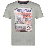 Geographical Norway Majice s kratkimi rokavi SW1959HGNO-BLENDED GREY Siva