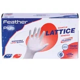 ZA ČIŠĆENJE-RUKAVICE LATEX-S PUDEROM FEATHER PK100 BIJELE M
